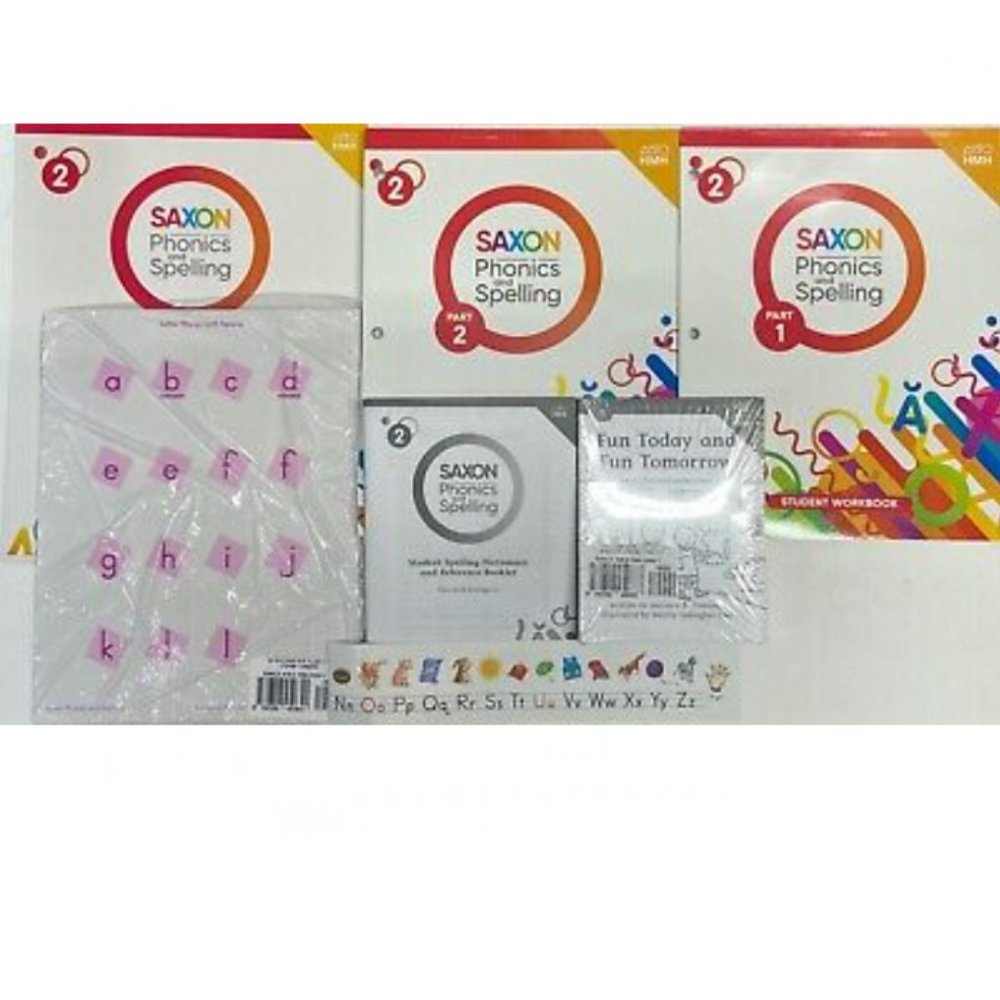 2nd Grade 2 Saxon Phonics Spelling Student Set Workbooks Decodable Readers 2022